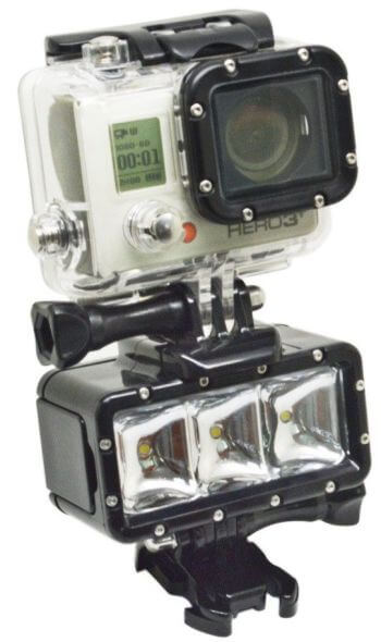 Aksesoris Lampu LED untuk Action Camera
