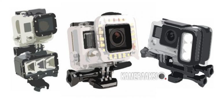 Aksesoris Lampu LED untuk Action Camera Aksesoris Lampu LED untuk Action Camera