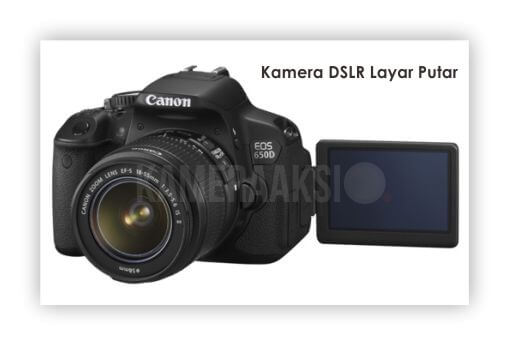Kamera DSLR Layar Putar Canon 650D Kameraaksi