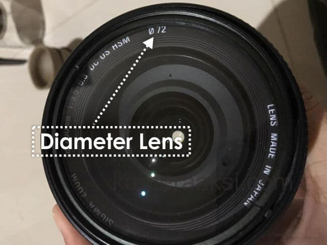 Cara Mengetahui Diameter Lensa Kamera DSLR