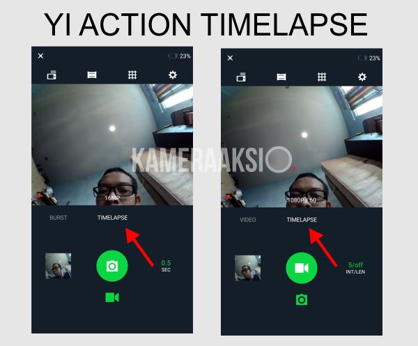 Hasil Timelapse Yi Action Camera 1080P
