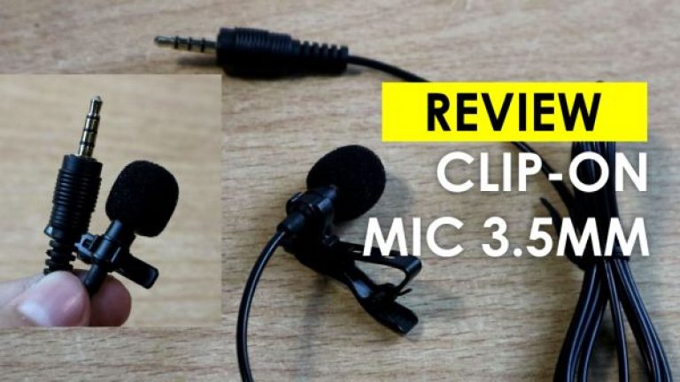 Review Microphone Clip-ON 3.5mm TRRS Premium B