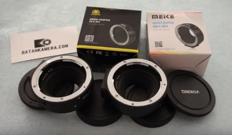Perbedaan Adapter Canon EOS M EF Voking dan Meike