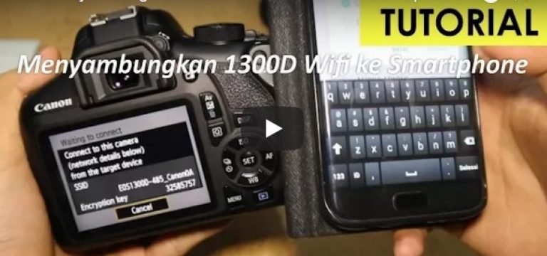 Как подключить canon 1300d к компьютеру через wifi