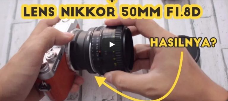 Pake Lensa Nikon di Lumix