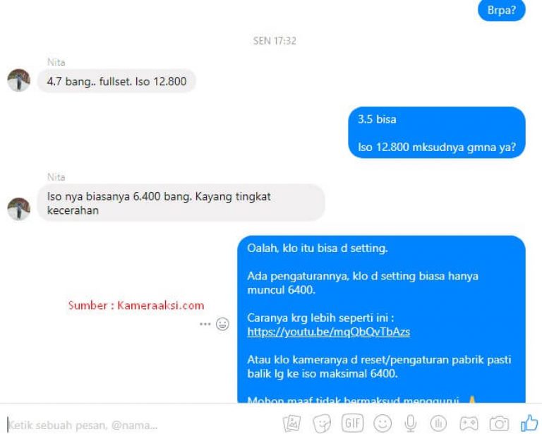 Penipuan Modus ISO Kamera