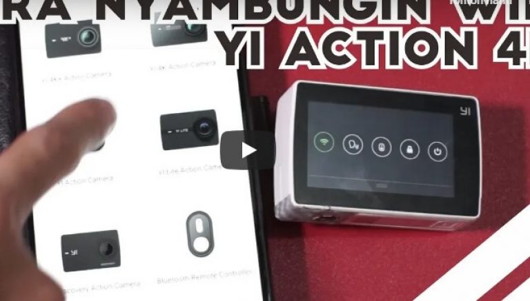 Cara Menyambungkan Wifi Yi Action 4K ke Smarphone