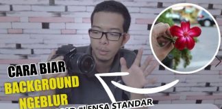 Belajar Foto Bokeh Background Ngeblur Canon