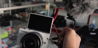 Kamera Canon M10 dan M100 Mic Eksternal
