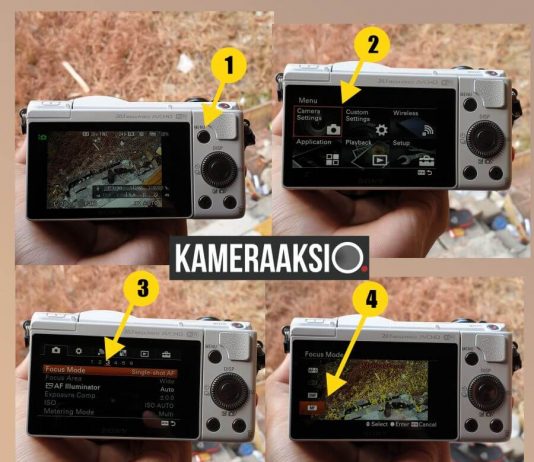 Tutorial Aktifkan Manual Fokus Sony A5000