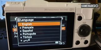 Cara Merubah Bahasa di kamera Sony