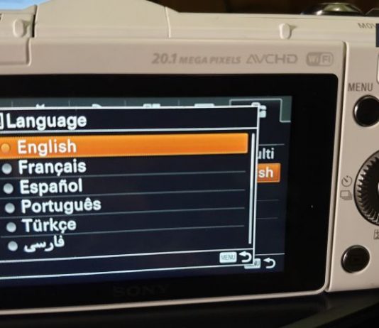 Cara Merubah Bahasa di kamera Sony