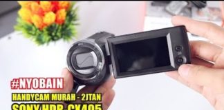 Review Handycam Sony HDR CX405
