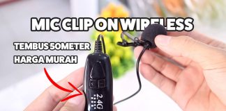 Rekomendasi Mic Clip On Wireless Smartphone Murah