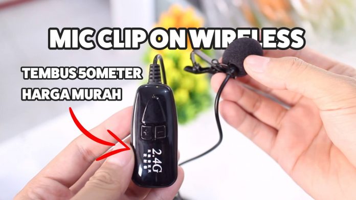 Rekomendasi Mic Clip On Wireless Smartphone Murah