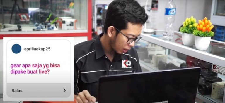 Cara Live Streaming Pake Kamera DSLR Mirrorless