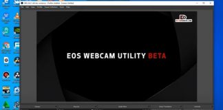 EOS Webcam Utility Stuck Solution