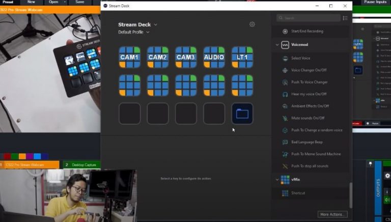 Elgato Stream Deck to VMIX