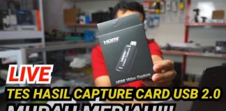 Hasil Streaming Capture Card Cina Murah