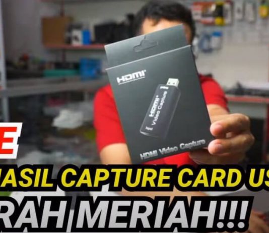 Hasil Streaming Capture Card Cina Murah