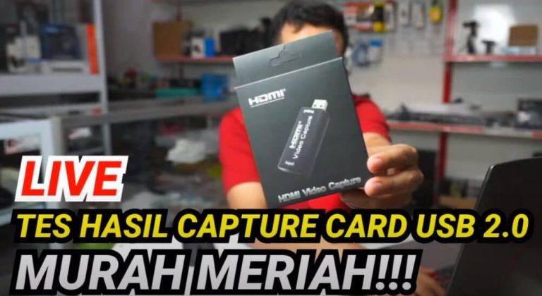 Capture Card USB 2.0 Murah Meriah Untuk Live Streaming Capture Card USB 2.0 Murah Meriah Untuk Live Streaming