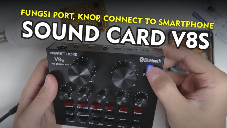 Tutorial Pemula Menggunakan Sound Card V8S TaffStudio Tutorial Pemula Menggunakan Sound Card V8S TaffStudio