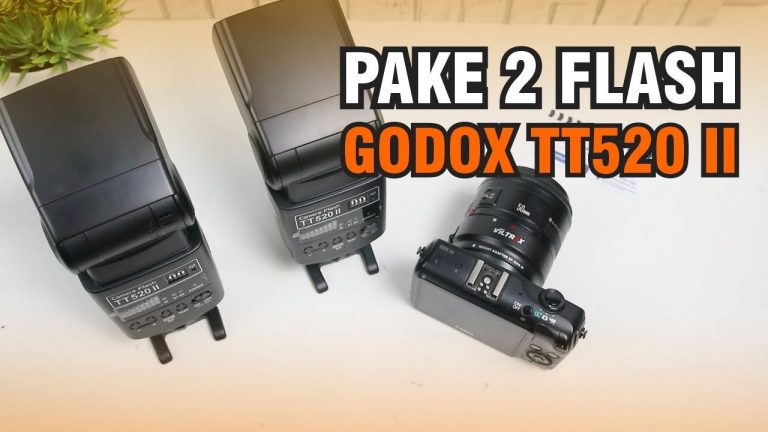Cara Menyambungkan 2 Flash Godox TT520II ke Kamera
