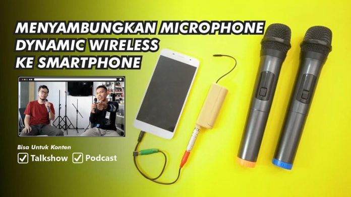 Mic Wireless Dynamic Rekam Pake Smartphone - Tutorial Mic